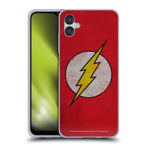 The Flash DC Comics Logo Distressed Look Soft Gel Case for Samsung Galaxy M04 5G / A04e