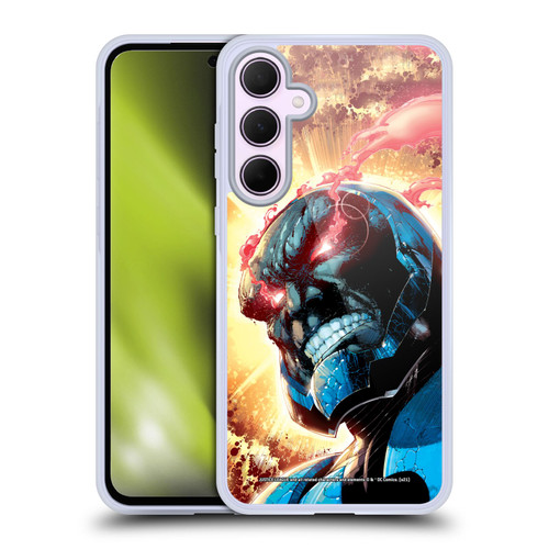 Justice League DC Comics Darkseid Comic Art New 52 #6 Cover Soft Gel Case for Samsung Galaxy A35 5G