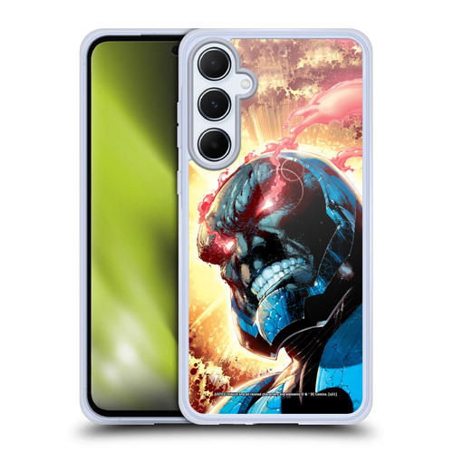Justice League DC Comics Darkseid Comic Art New 52 #6 Cover Soft Gel Case for Samsung Galaxy A55 5G