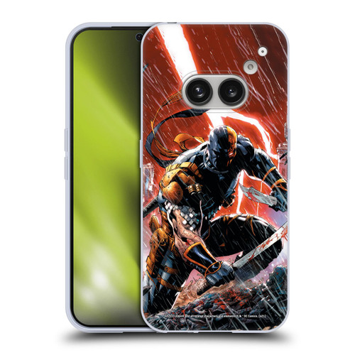 Justice League DC Comics Deathstroke Comic Art Vol. 1 Gods Of War Soft Gel Case for Nothing Phone (2a)