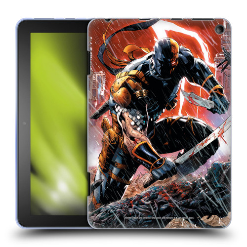 Justice League DC Comics Deathstroke Comic Art Vol. 1 Gods Of War Soft Gel Case for Amazon Fire HD 8/Fire HD 8 Plus 2020