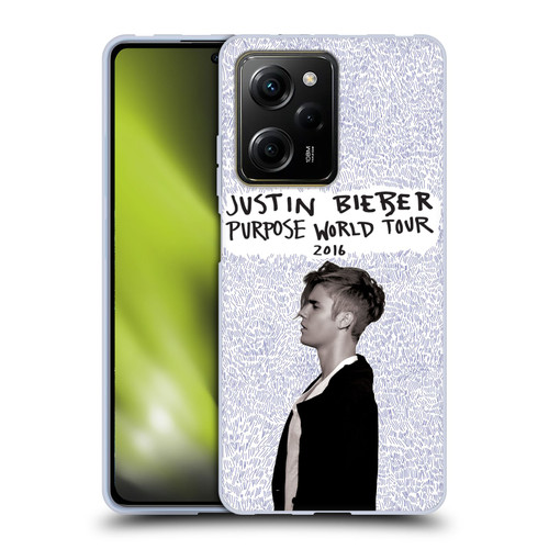 Justin Bieber Purpose World Tour 2016 Soft Gel Case for Xiaomi Redmi Note 12 Pro 5G