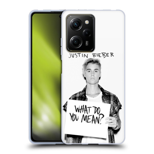Justin Bieber Purpose What Do You Mean Photo Soft Gel Case for Xiaomi Redmi Note 12 Pro 5G