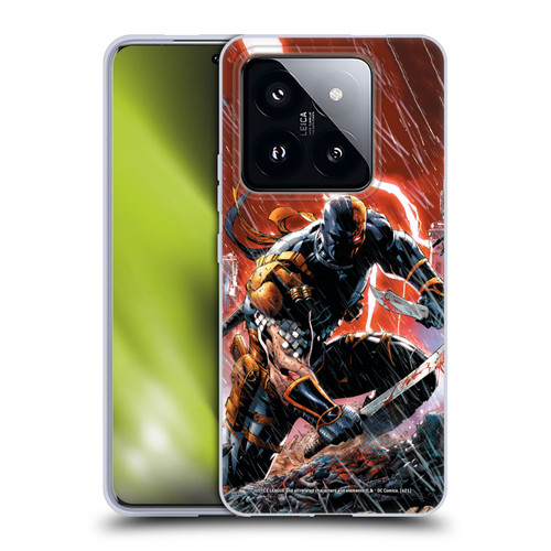 Justice League DC Comics Deathstroke Comic Art Vol. 1 Gods Of War Soft Gel Case for Xiaomi 14 Pro