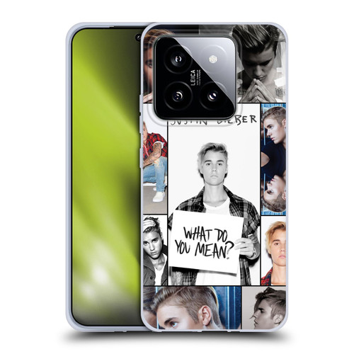 Justin Bieber Purpose Grid Poster Soft Gel Case for Xiaomi 14