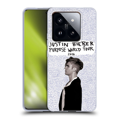 Justin Bieber Purpose World Tour 2016 Soft Gel Case for Xiaomi 14 Pro