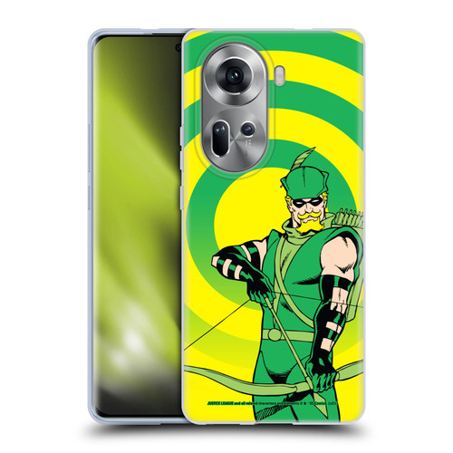 Justice League DC Comics Green Arrow Comic Art Classic Soft Gel Case for OPPO Reno11