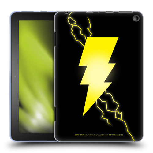 Justice League DC Comics Shazam Black Adam Classic Logo Soft Gel Case for Amazon Fire HD 8/Fire HD 8 Plus 2020