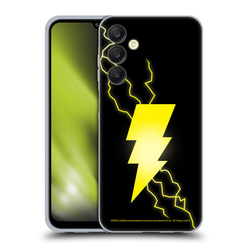 Justice League DC Comics Shazam Black Adam Classic Logo Soft Gel Case for Samsung Galaxy A25 5G