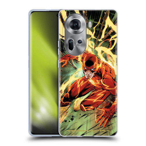 Justice League DC Comics The Flash Comic Book Cover New 52 #9 Soft Gel Case for OPPO Reno11