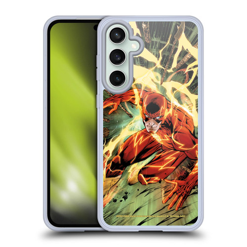 Justice League DC Comics The Flash Comic Book Cover New 52 #9 Soft Gel Case for Samsung Galaxy S23 FE 5G