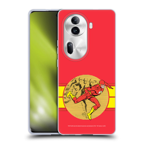 The Flash DC Comics Vintage Fast Soft Gel Case for OPPO Reno11 Pro