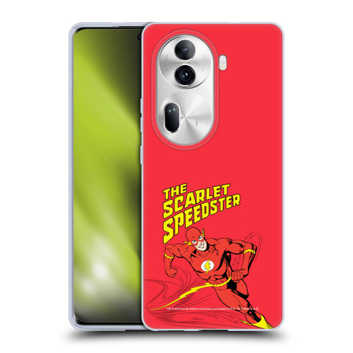 The Flash DC Comics Vintage Scarlet Speedster Soft Gel Case for OPPO Reno11 Pro
