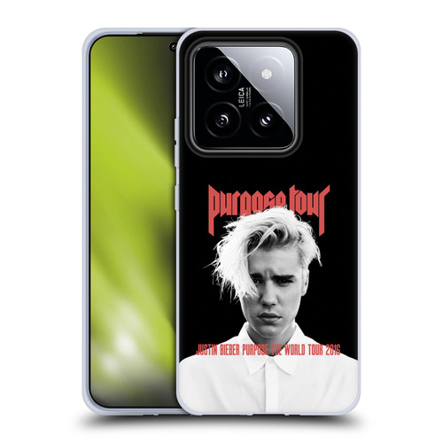 Justin Bieber Tour Merchandise Purpose Poster Soft Gel Case for Xiaomi 14