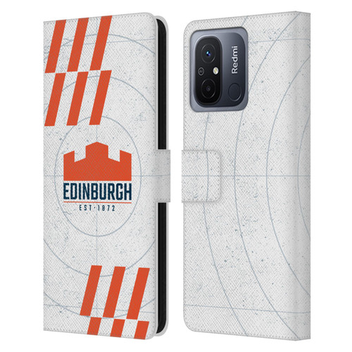 Edinburgh Rugby Logo Art White Leather Book Wallet Case Cover For Xiaomi Redmi 12C