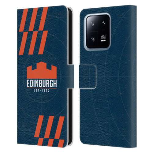 Edinburgh Rugby Logo Art Navy Blue Leather Book Wallet Case Cover For Xiaomi 13 Pro 5G