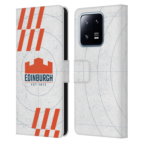 Edinburgh Rugby Logo Art White Leather Book Wallet Case Cover For Xiaomi 13 Pro 5G