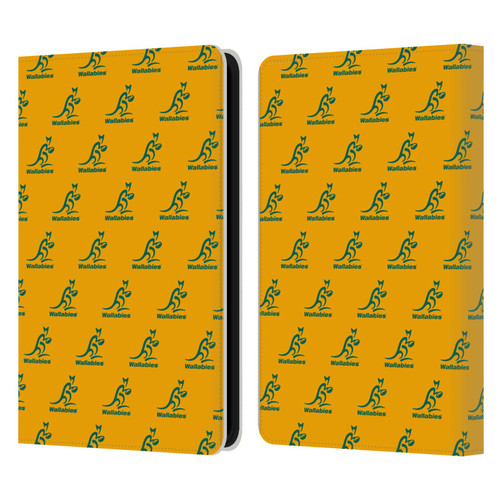 Australia National Rugby Union Team Crest Pattern Leather Book Wallet Case Cover For Amazon Kindle 11th Gen 6in 2022