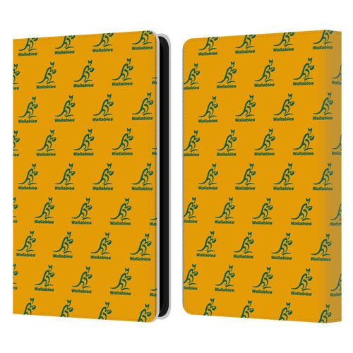 Australia National Rugby Union Team Crest Pattern Leather Book Wallet Case Cover For Amazon Kindle Paperwhite 5 (2021)