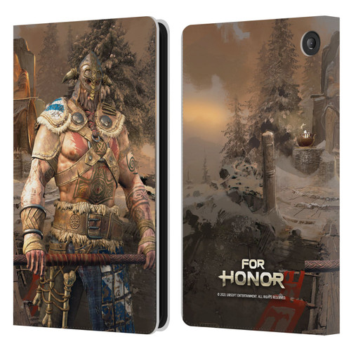 For Honor Characters Raider Leather Book Wallet Case Cover For Amazon Fire 7 2022
