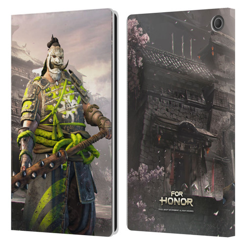 For Honor Characters Shugoki Leather Book Wallet Case Cover For Amazon Fire Max 11 2023