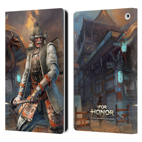 For Honor Characters Kensei Leather Book Wallet Case Cover For Amazon Fire HD 8/Fire HD 8 Plus 2020