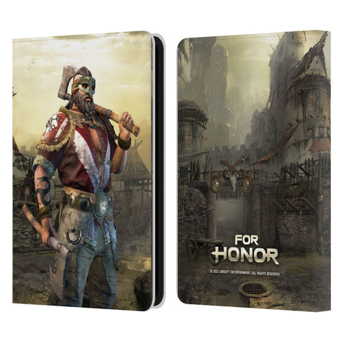 For Honor Characters Berserker Leather Book Wallet Case Cover For Amazon Kindle 11th Gen 6in 2022