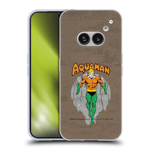 Aquaman DC Comics Fast Fashion Classic Distressed Look Soft Gel Case for Nothing Phone (2a)