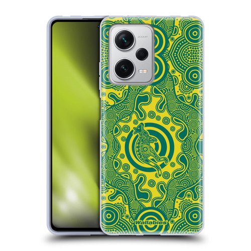 Australia National Rugby Union Team Crest First Nations Soft Gel Case for Xiaomi Redmi Note 12 Pro+ 5G