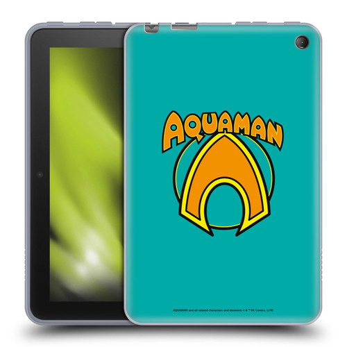 Aquaman DC Comics Logo Classic Soft Gel Case for Amazon Fire 7 2022