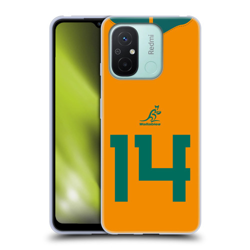 Australia National Rugby Union Team 2021/22 Players Jersey Position 14 Soft Gel Case for Xiaomi Redmi 12C