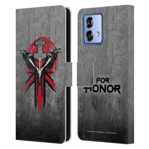 For Honor Icons Viking Leather Book Wallet Case Cover For Motorola Moto G84 5G