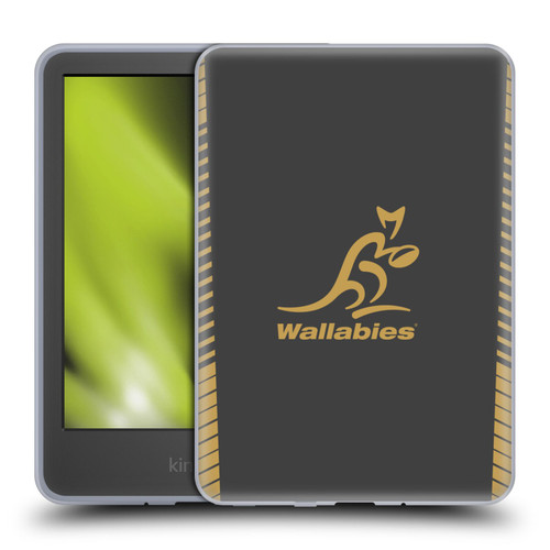 Australia National Rugby Union Team Wallabies Replica Grey Soft Gel Case for Amazon Kindle 11th Gen 6in 2022