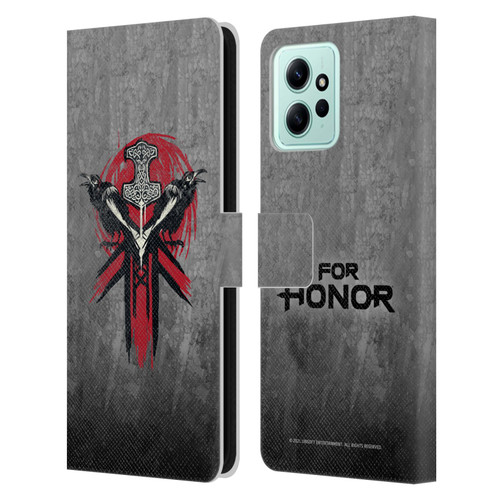 For Honor Icons Viking Leather Book Wallet Case Cover For Xiaomi Redmi 12