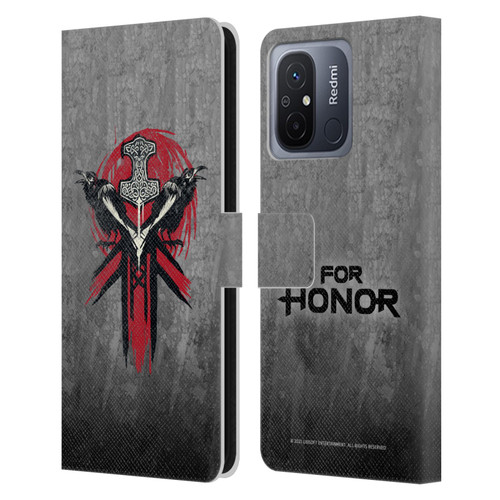 For Honor Icons Viking Leather Book Wallet Case Cover For Xiaomi Redmi 12C