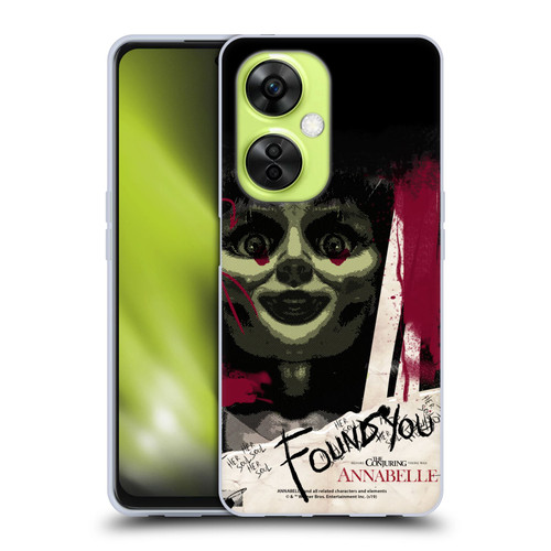 Annabelle Graphics Found You Soft Gel Case for OnePlus Nord CE 3 Lite 5G