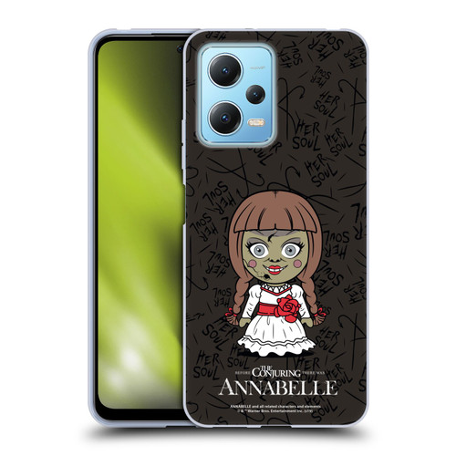 Annabelle Graphics Character Art Soft Gel Case for Xiaomi Redmi Note 12 5G