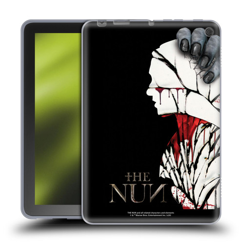 The Nun Valak Graphics Blood Hand Soft Gel Case for Amazon Fire HD 8/Fire HD 8 Plus 2020
