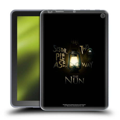 The Nun Valak Graphics This Way Soft Gel Case for Amazon Fire HD 8/Fire HD 8 Plus 2020