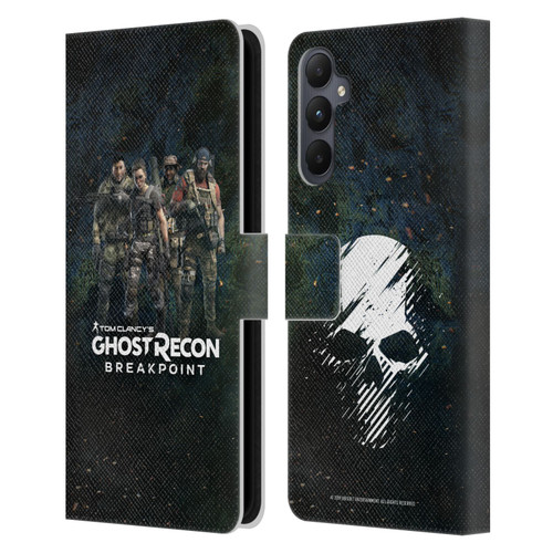 Tom Clancy's Ghost Recon Breakpoint Character Art The Ghosts Leather Book Wallet Case Cover For Samsung Galaxy A05s