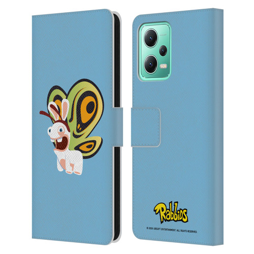 Rabbids Costumes Butterfly Leather Book Wallet Case Cover For Xiaomi Redmi Note 12 5G