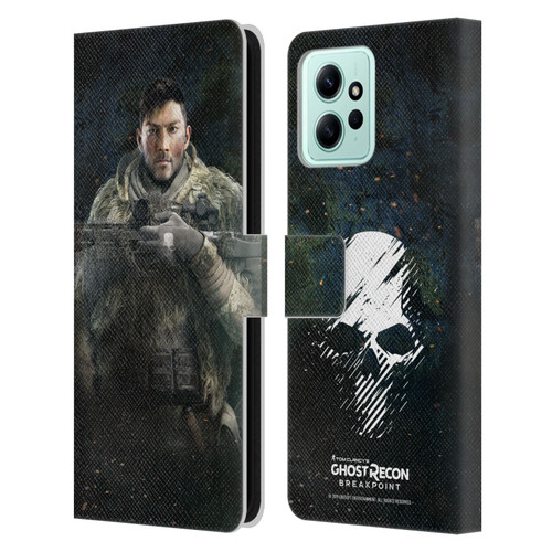 Tom Clancy's Ghost Recon Breakpoint Character Art Vasily Leather Book Wallet Case Cover For Xiaomi Redmi 12