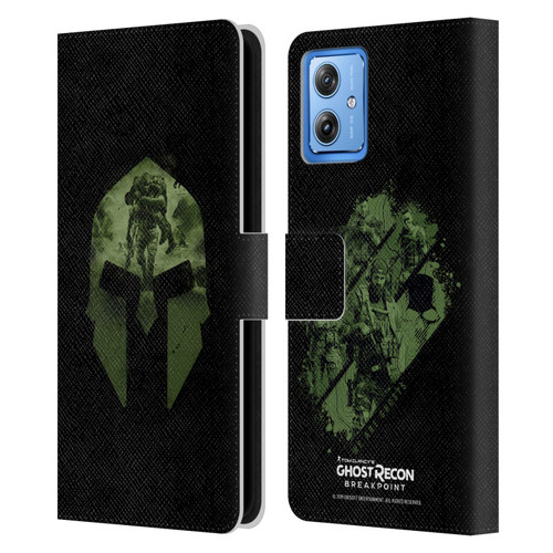 Tom Clancy's Ghost Recon Breakpoint Graphics Nomad Logo Leather Book Wallet Case Cover For Motorola Moto G54 5G