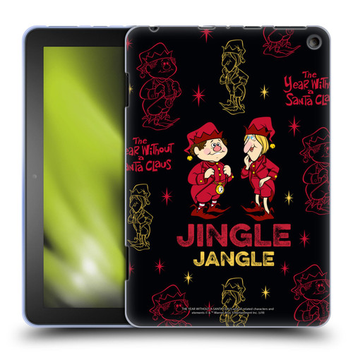 The Year Without A Santa Claus Character Art Jingle & Jangle Soft Gel Case for Amazon Fire HD 8/Fire HD 8 Plus 2020
