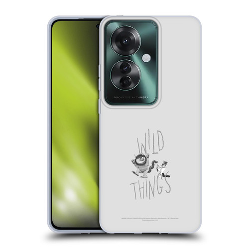 Where the Wild Things Are Literary Graphics Wild Thing Soft Gel Case for OPPO Reno11 F 5G / F25 Pro 5G