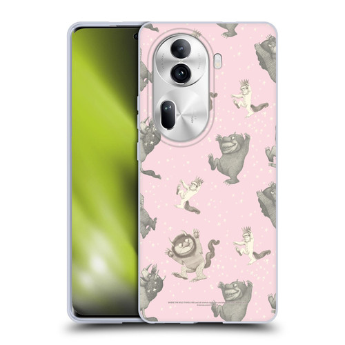 Where the Wild Things Are Literary Graphics Pink Pattern Soft Gel Case for OPPO Reno11 Pro