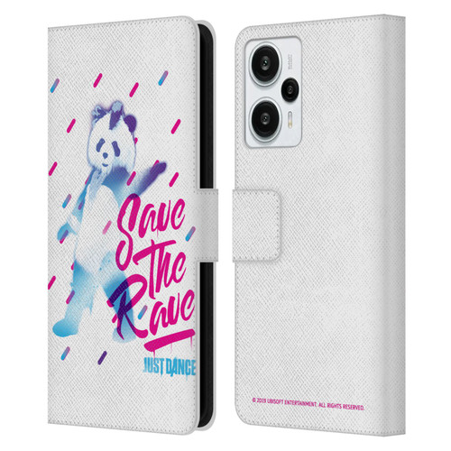 Just Dance Artwork Compositions Save The Rave Leather Book Wallet Case Cover For Xiaomi Redmi Note 12T
