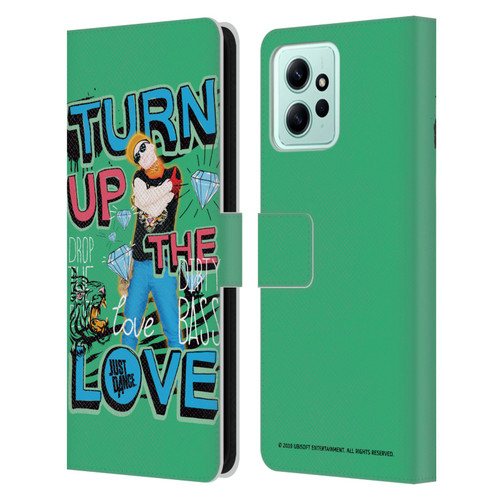 Just Dance Artwork Compositions Drop The Beat Leather Book Wallet Case Cover For Xiaomi Redmi 12