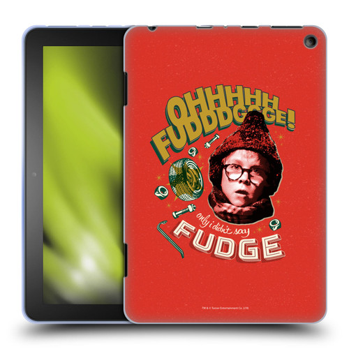 A Christmas Story Composed Art Oh Fudge Soft Gel Case for Amazon Fire HD 8/Fire HD 8 Plus 2020
