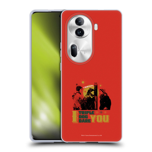 A Christmas Story Composed Art Triple Dog Dare Soft Gel Case for OPPO Reno11 Pro